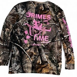 CrimesTimes Pink And Camo Long sleeve
